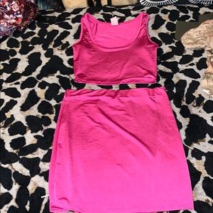 Pink Two piece